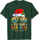 Tis The Sea Sun Santa Beach Summer Christmas In July Summer T-Shirt - T-Shirt | Forest