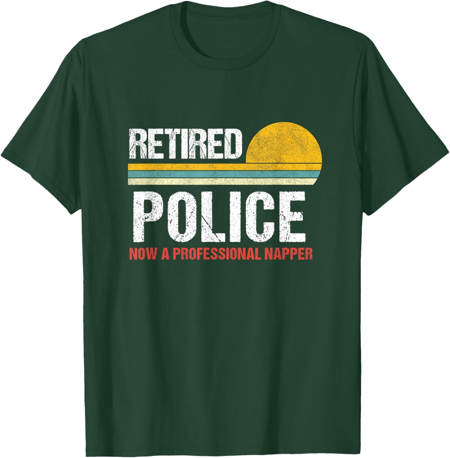 Retired Police T-Shirt - T-Shirt | Forest