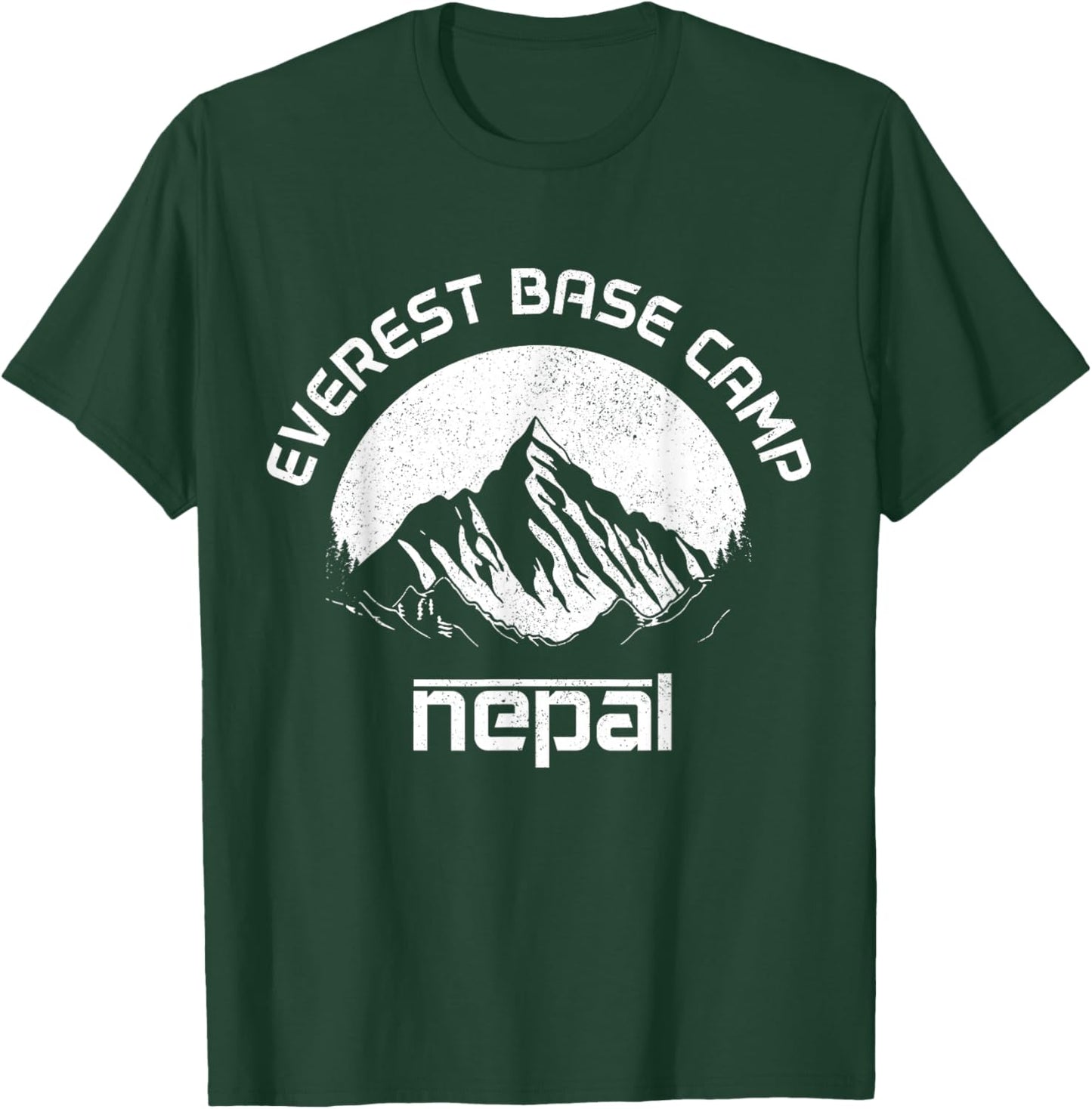 Mount Everest Nepal Himalaya Mountaineer Mountain Souvenir T-Shirt - T-Shirt | Forest