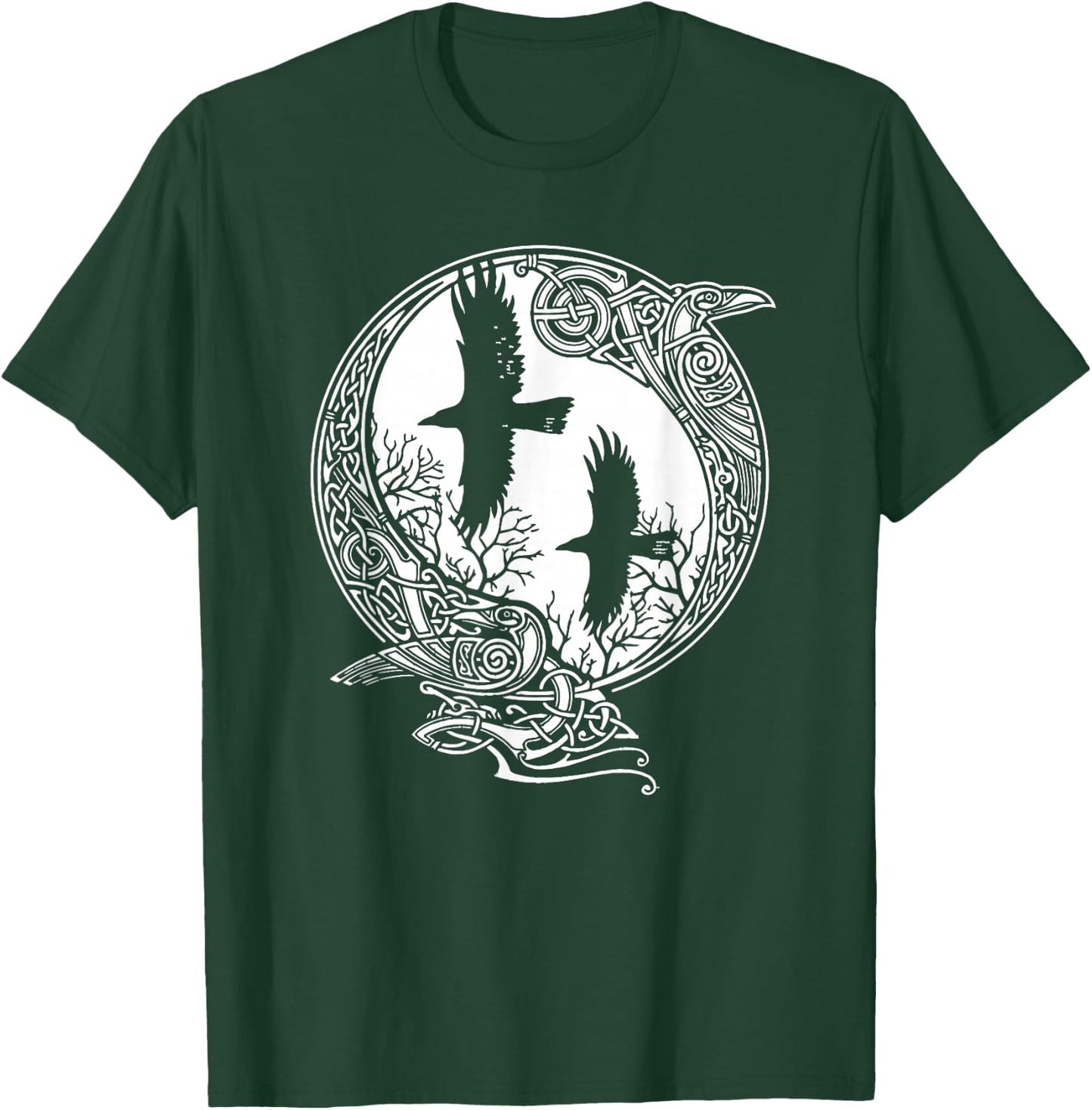 Odin's Ravens - Hugin And Munin - Huginn And Muninn T-Shirt - T-Shirt | Forest