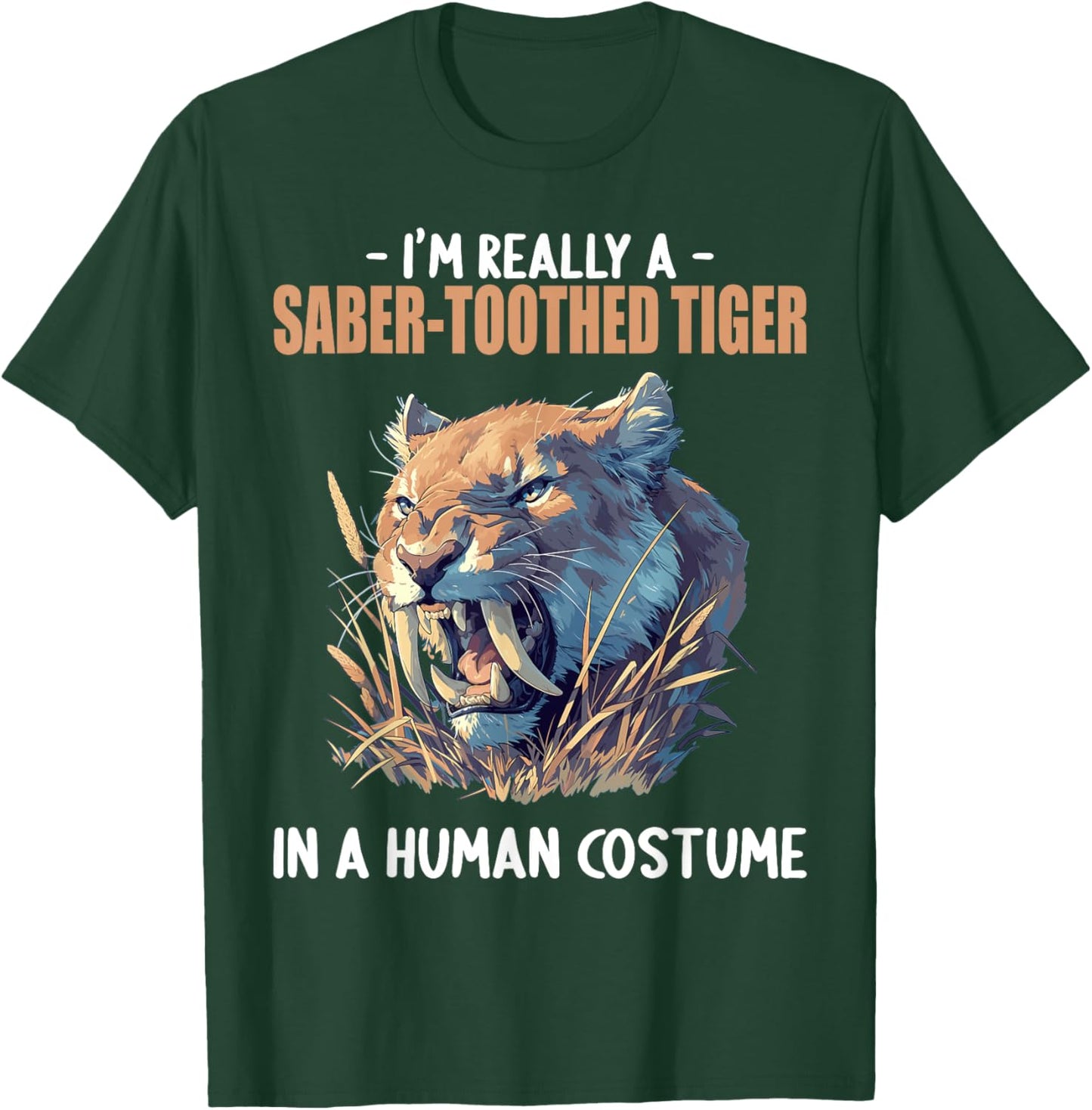 Saber-Toothed Tigers Saber-Toothed Tiger T-Shirt - T-Shirt | Forest