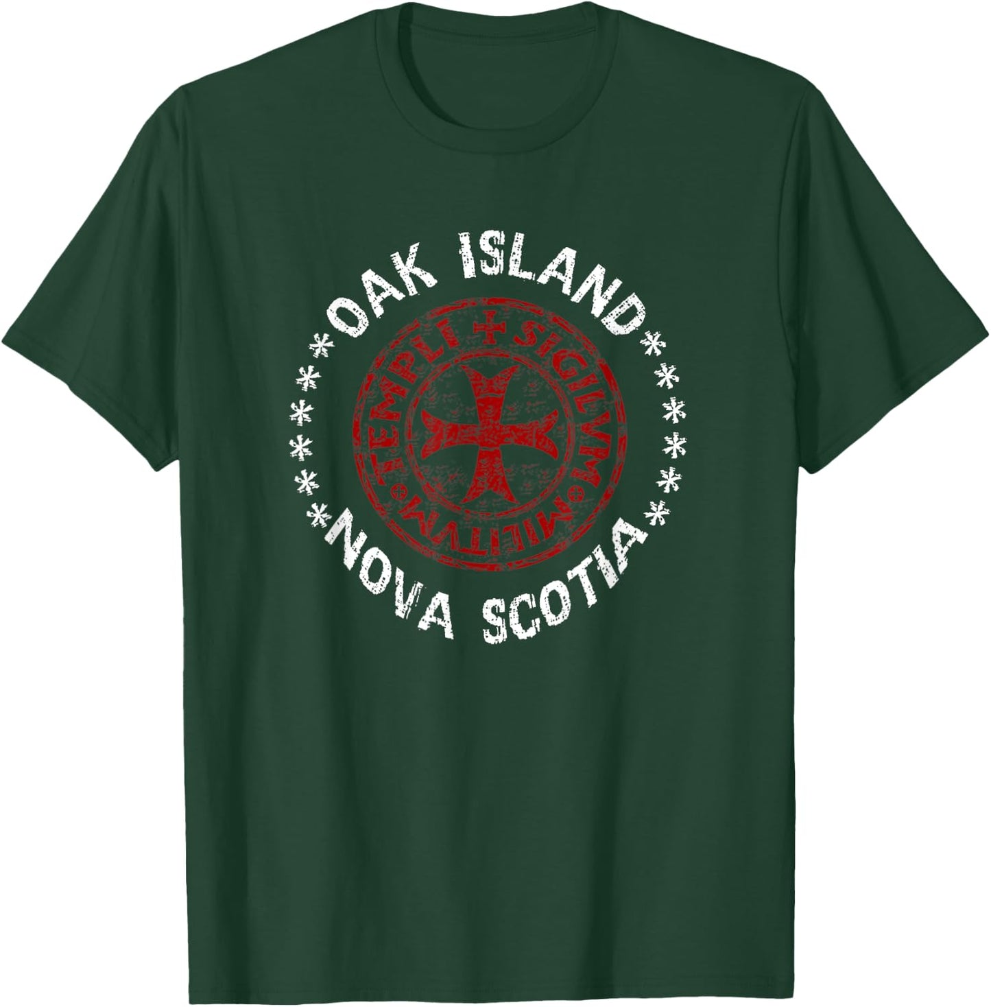 Oak Island Treasure Hunters Mystery Templar Knights Gifts T-Shirt - T-Shirt | Forest