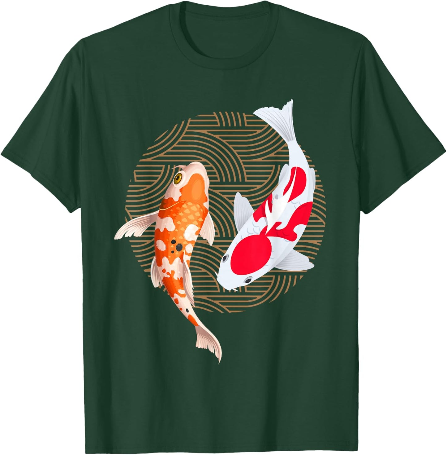 Koi Carp Fish Japanese T-Shirt - T-Shirt | Forest