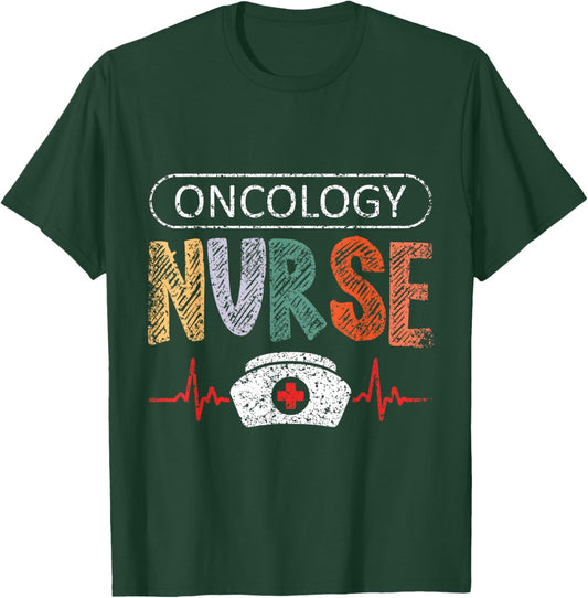 Oncology Nurse Cancer Nursing Nurses Oncology Nurse T-Shirt - T-Shirt | Forest