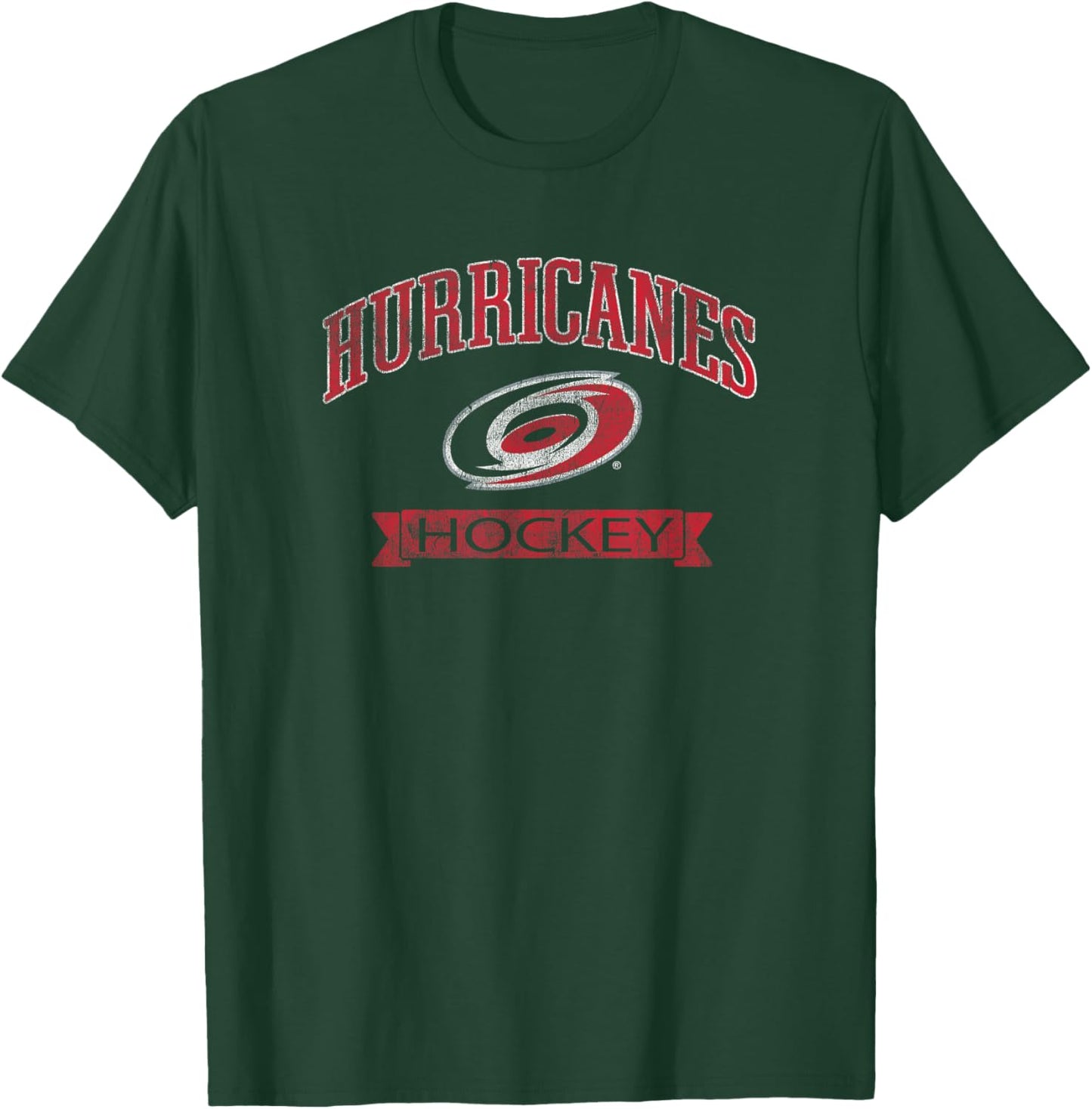 Carolina Hurricanes Vintage Hockey Black Officially Licensed T-Shirt - T-Shirt | Forest