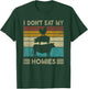 Vegetarian I Don't Eat My Homies Funny Vegan Retro 70s 80s T-Shirt - T-Shirt | Forest
