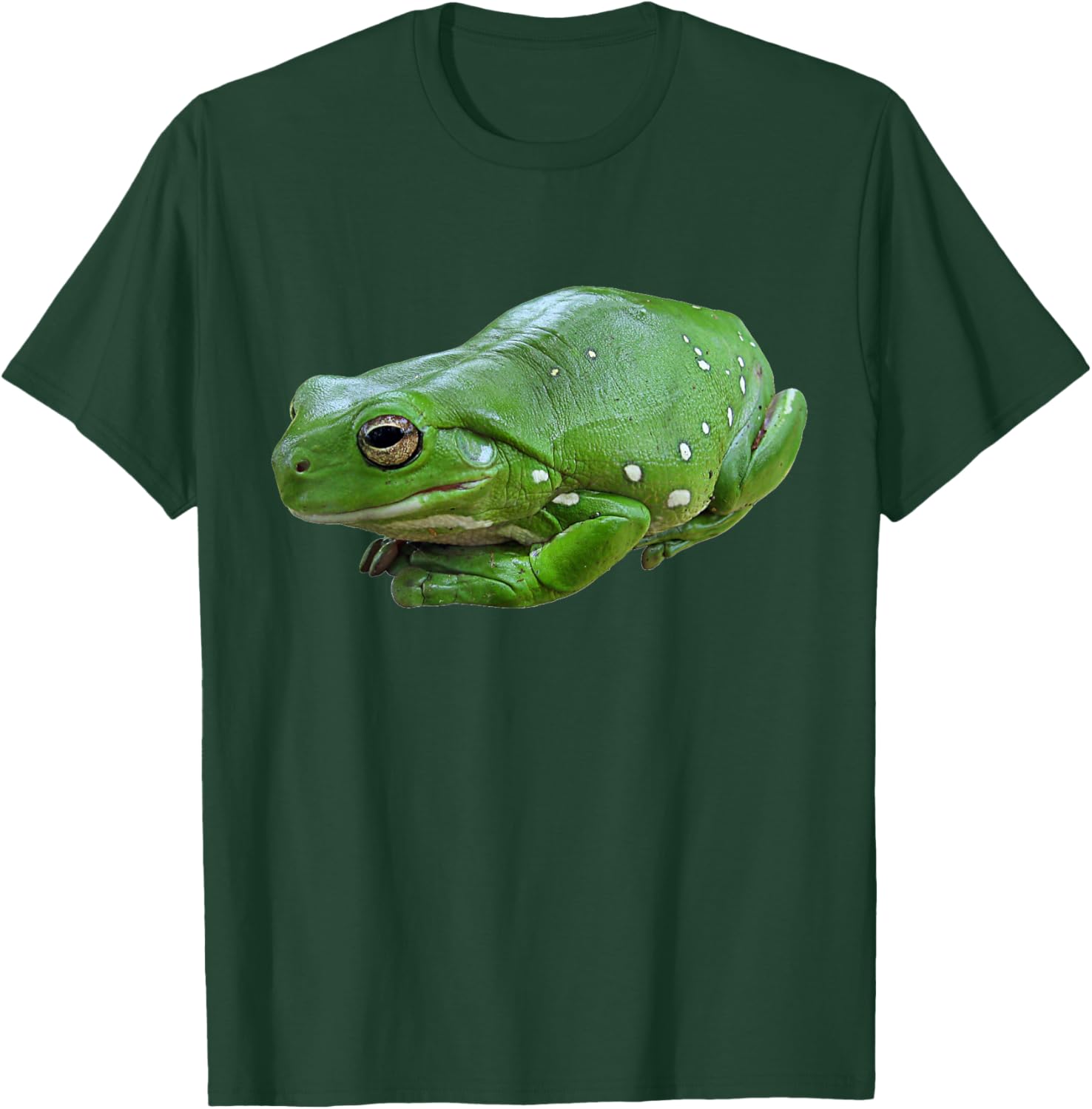 Dumpy Tree Frog White's Tree Frog Amphibian T-Shirt - T-Shirt | Forest