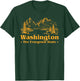 Funny Home Washington State The Evergreen State T-Shirt - T-Shirt | Forest