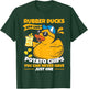 Rubber Ducks Are Like Potato Chips | Funny Bath Rubber Duck T-Shirt - T-Shirt | Forest