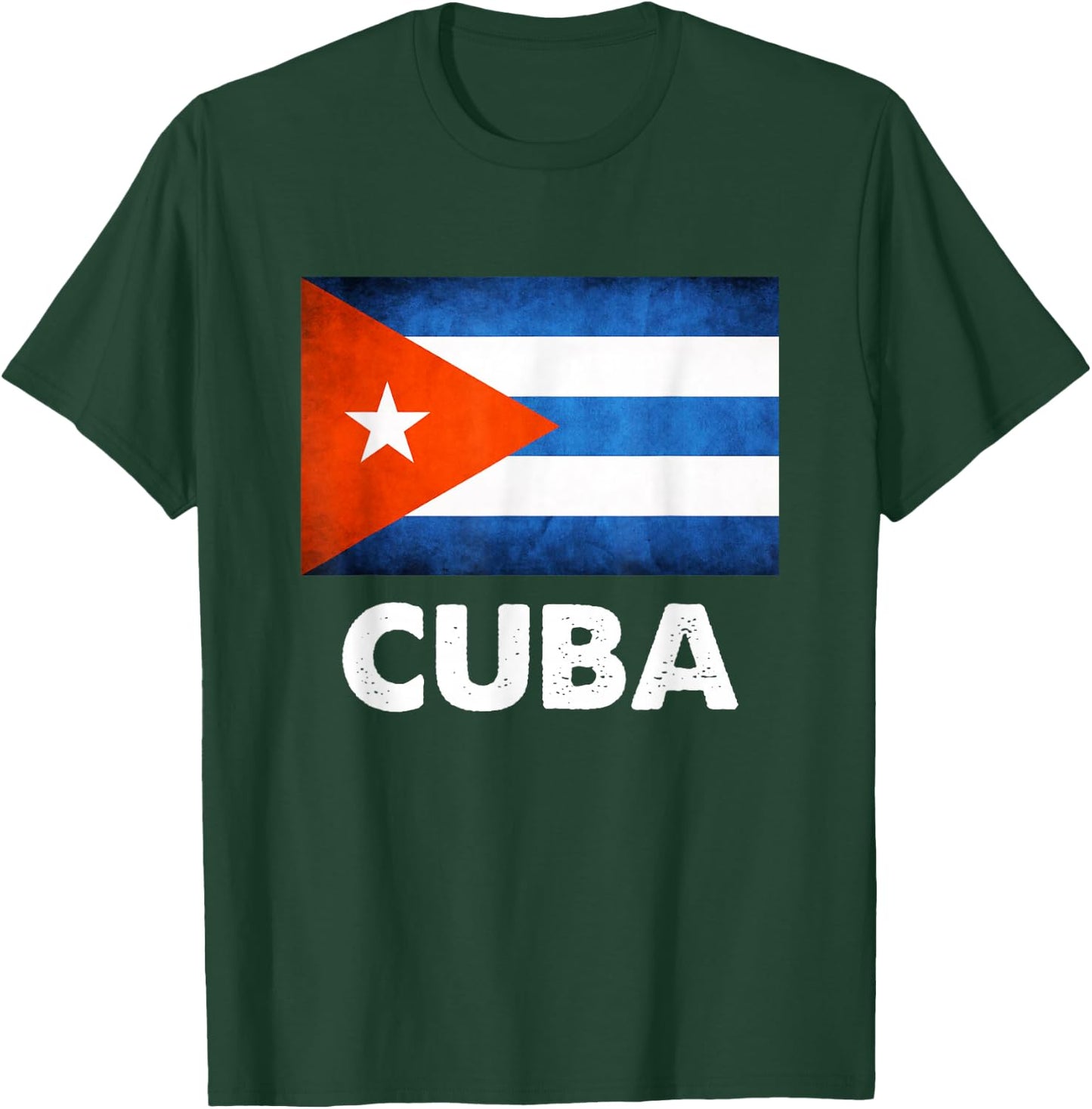Cuba Flag T-Shirt - T-Shirt | Forest