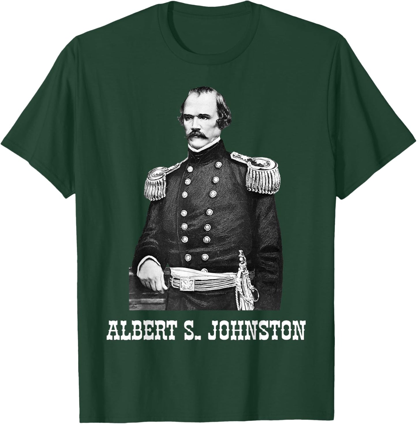 Albert Sidney Johnston American Civil War History T-Shirt - T-Shirt | Forest