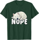 Korean Jindo Nope Funny Lazy Pet Dog Cute T-Shirt - T-Shirt | Forest