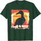 Retro Sunset Dodo Bird T-Shirt - T-Shirt | Forest