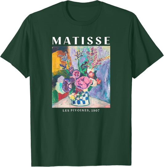 Matisse Les Pivoines 1907 Flower T-Shirt - T-Shirt | Forest