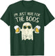 Im Just Here for the Boos Funny Gift Halloween Ghost T-Shirt - T-Shirt | Forest