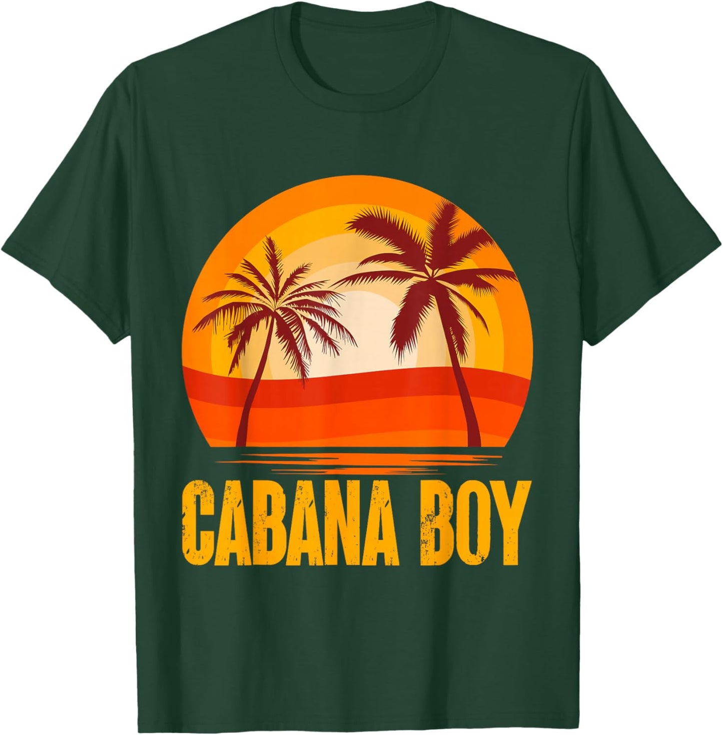 Cabana Boy Beach Bartender Cabana Boy T-Shirt - T-Shirt | Forest