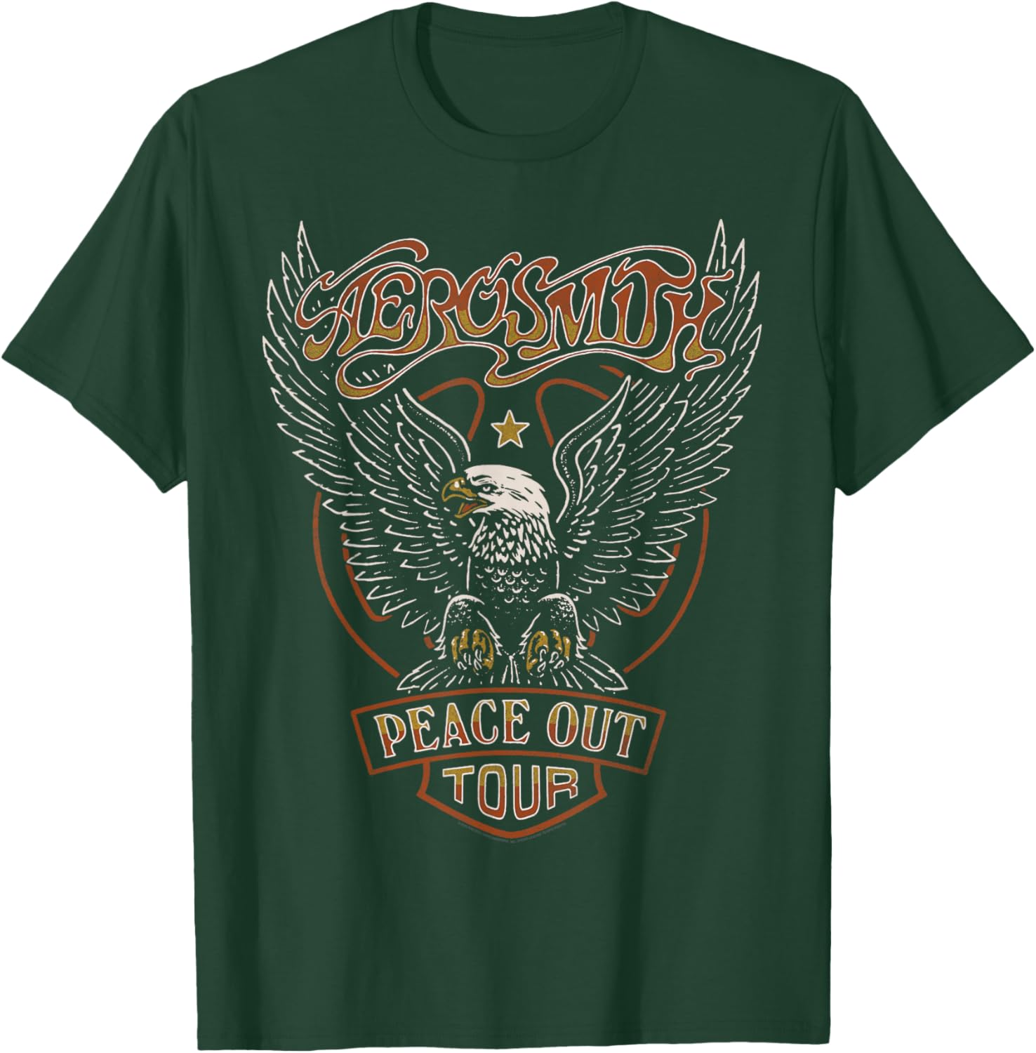 Aerosmith - Modern Eagle T-Shirt - T-Shirt | Forest