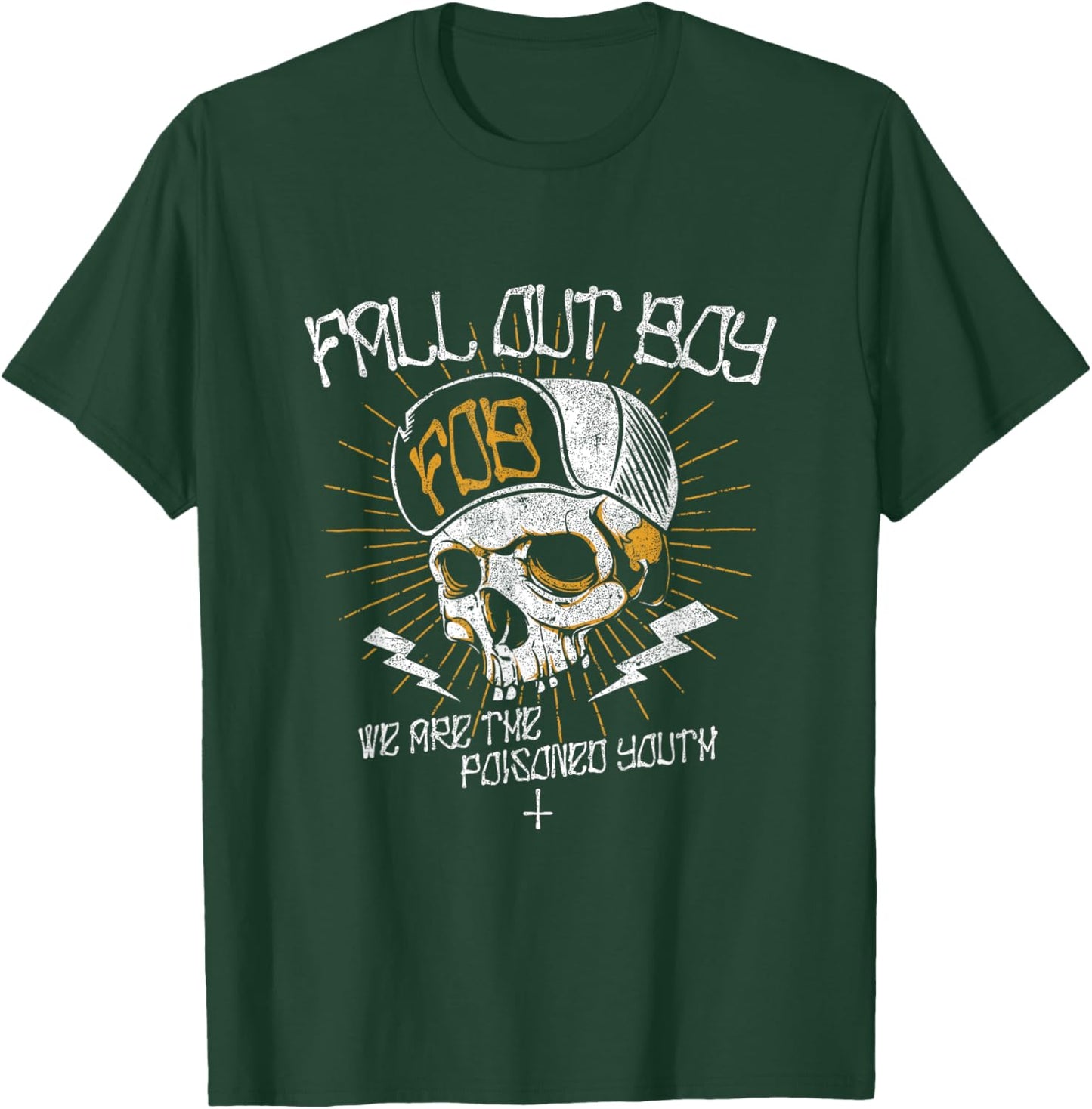 Fall Out Boy - Poisoned Totenkopf- für Jugendliche T-Shirt - T-Shirt | Forest