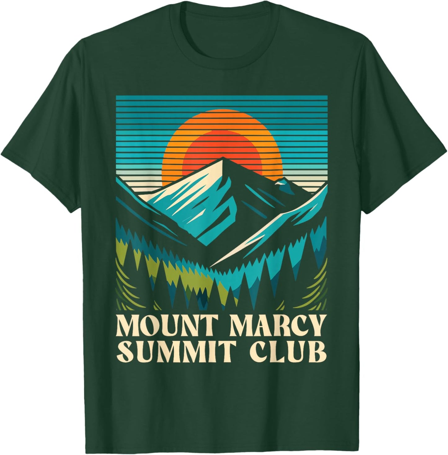 Mount Marcy Summit Club, Mt Marcy T-Shirt - T-Shirt | Forest