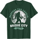 Bridge City Texas Bigfoot Night Walk Retro Moon T-Shirt - T-Shirt | Forest