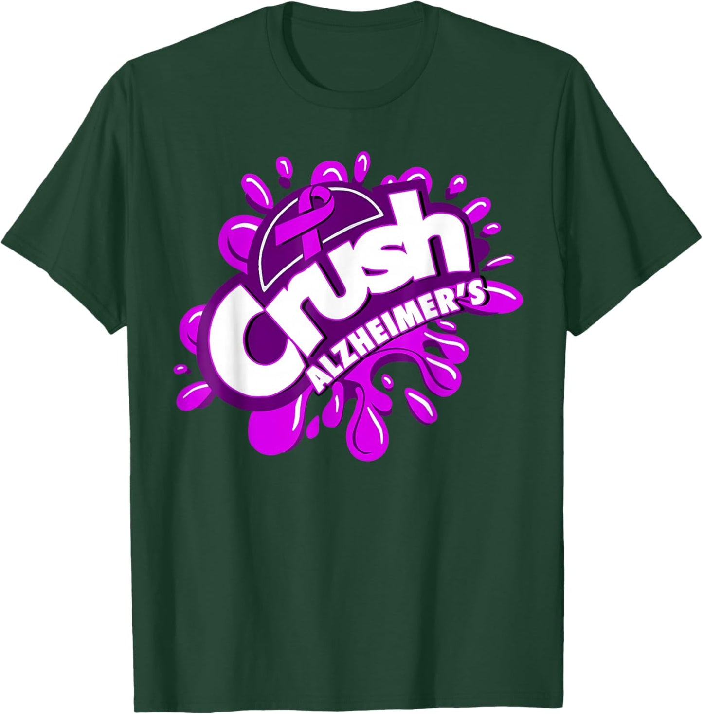 Crush Alzheimer's T-Shirt - T-Shirt | Forest