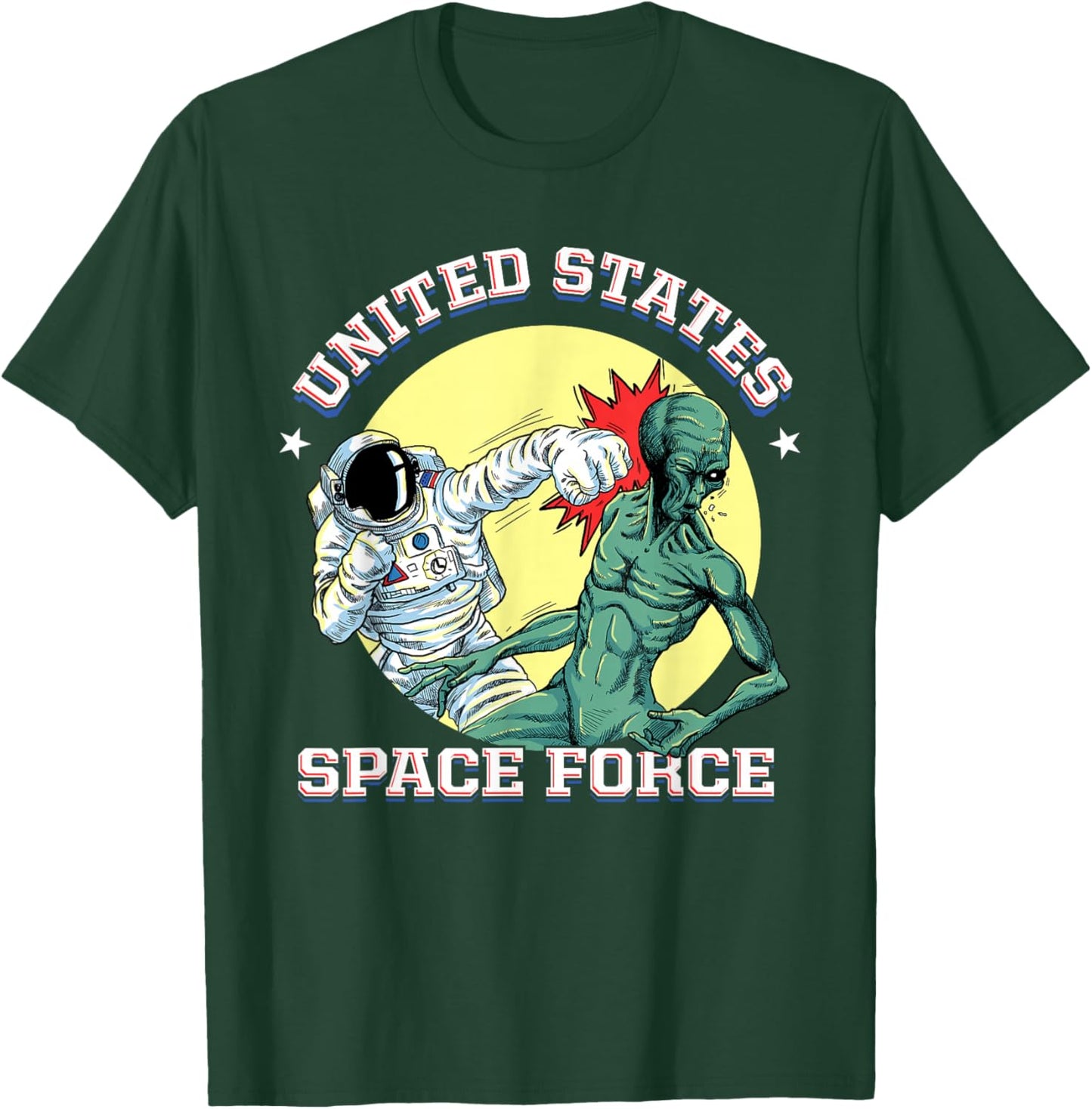 United States Space Force - Funny Space Lover & UFO Alien T-Shirt - T-Shirt | Forest