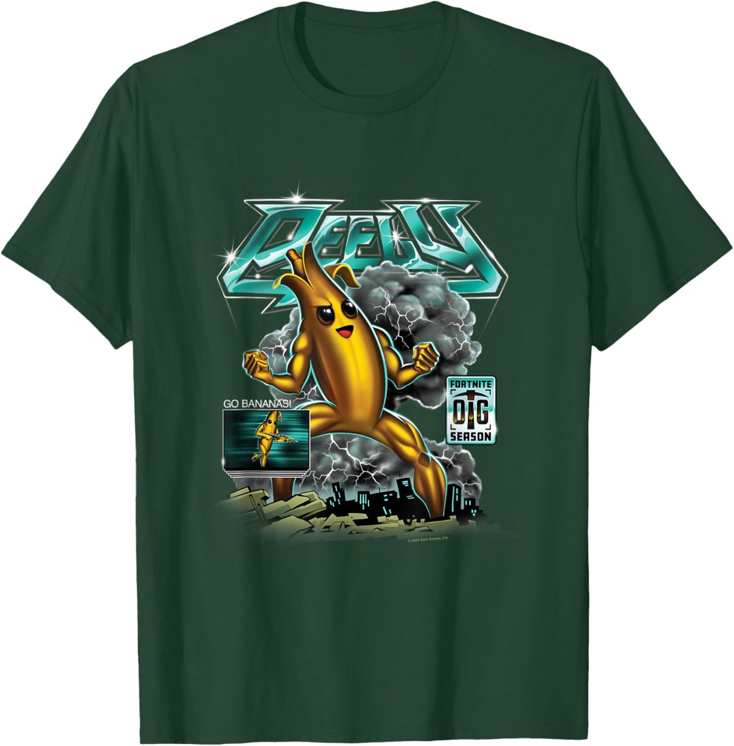 Fortnite Peely Go Bananas! T-Shirt - T-Shirt | Forest