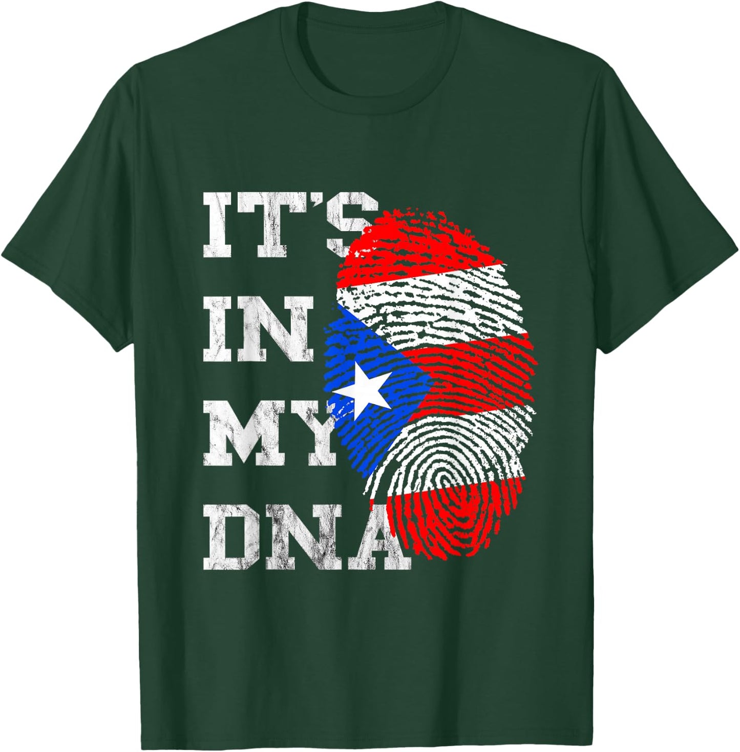 It is in My DNA Puerto Ricaner Genetics Puerto Rico T-Shirt - T-Shirt | Forest