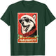Funny Alaskan Klee Kai Christmas Naughty T-Shirt - T-Shirt | Forest