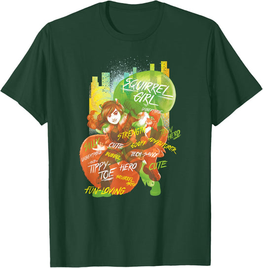Marvel Rising Secret Warriors Squirrel Girl T-Shirt - T-Shirt | Forest