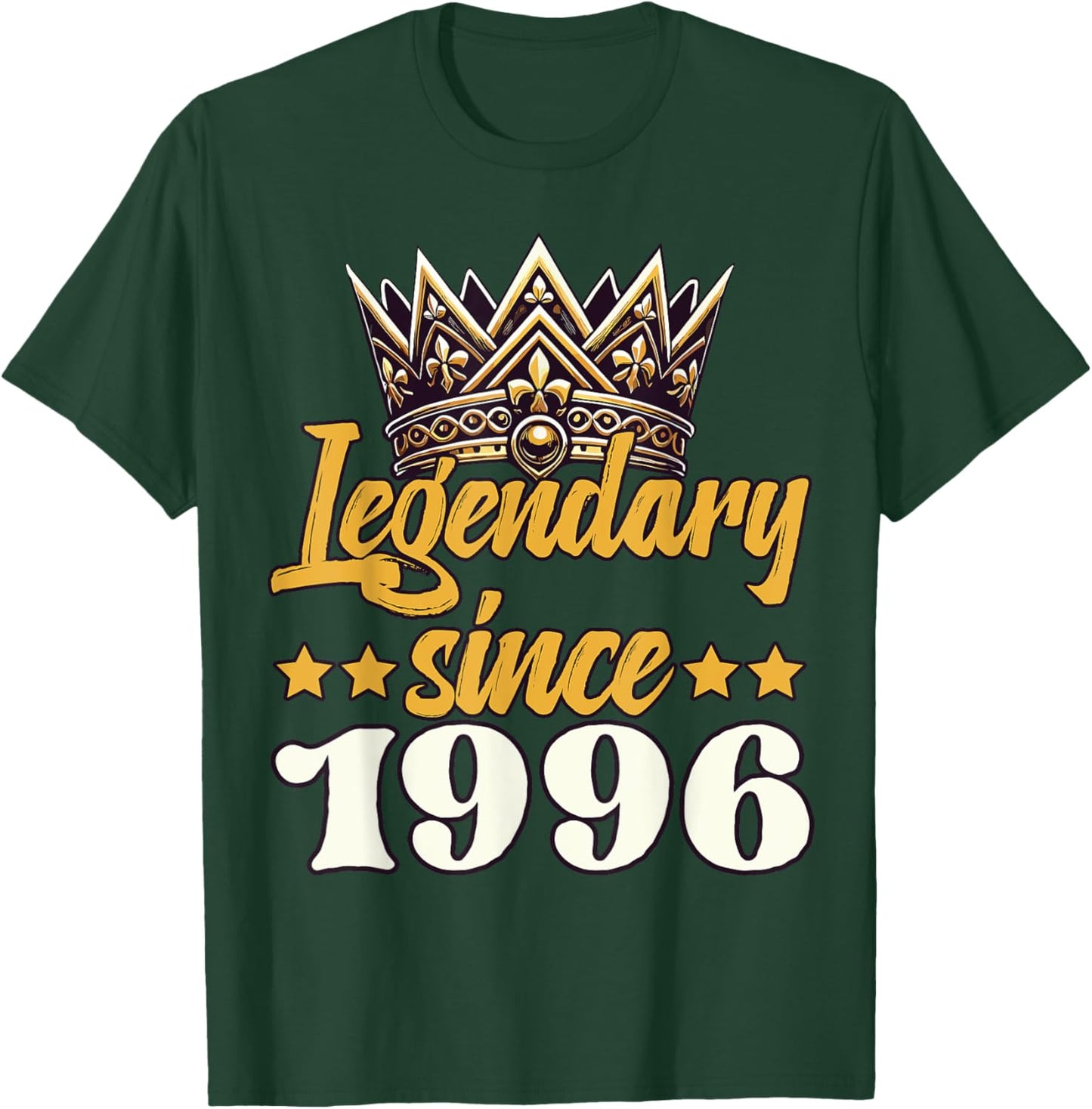 Legendary King Since 1996 Birthday T-Shirt - T-Shirt | Forest