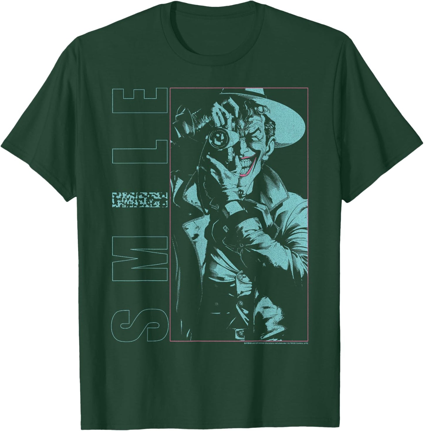 DC Comics Batman Joker The Killing Joke Smile T-Shirt - T-Shirt | Forest