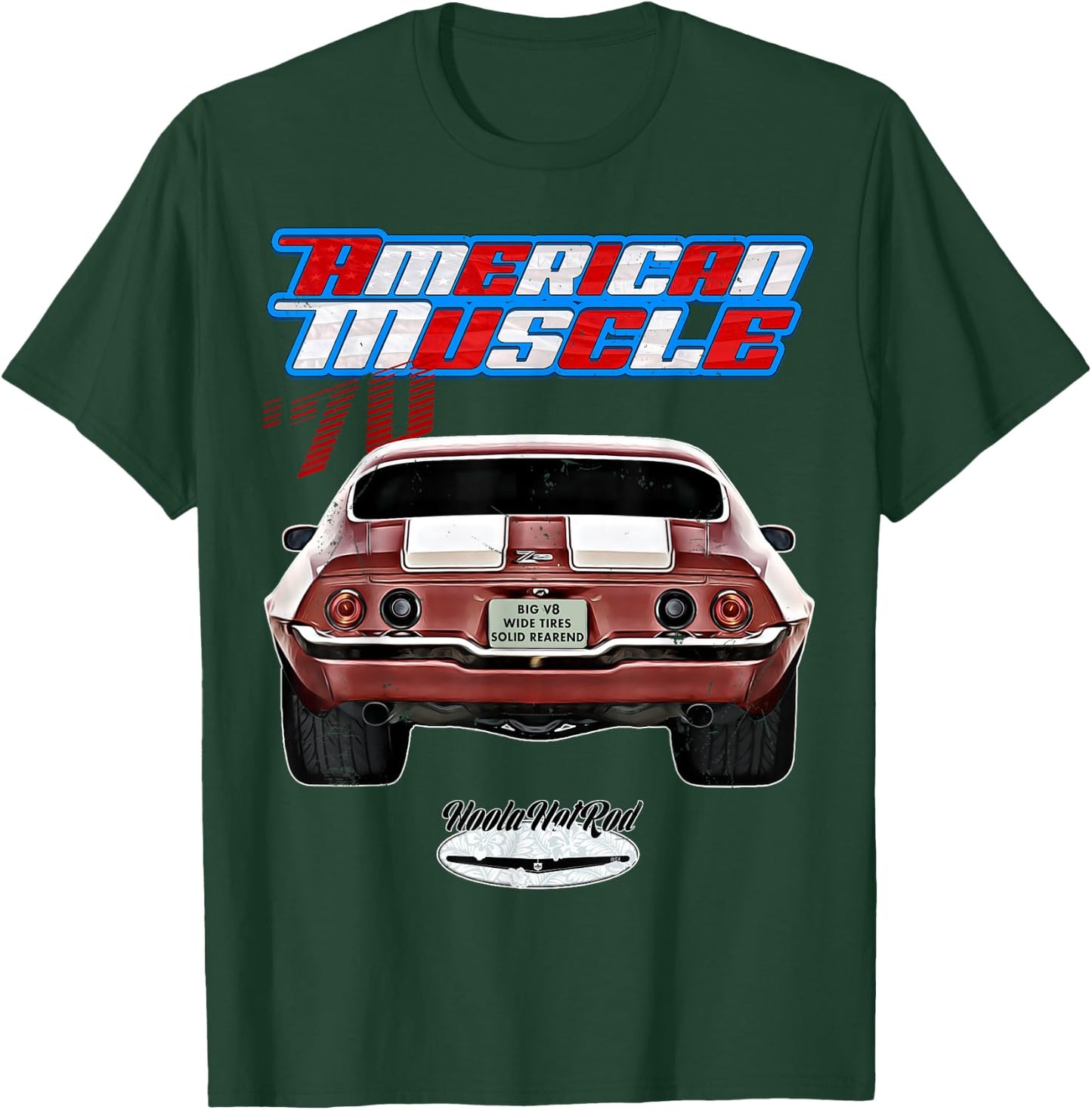1970 Street Drag Car 70 HotRod Hot Rod Custom Oldtimer Oldie T-Shirt - T-Shirt | Forest