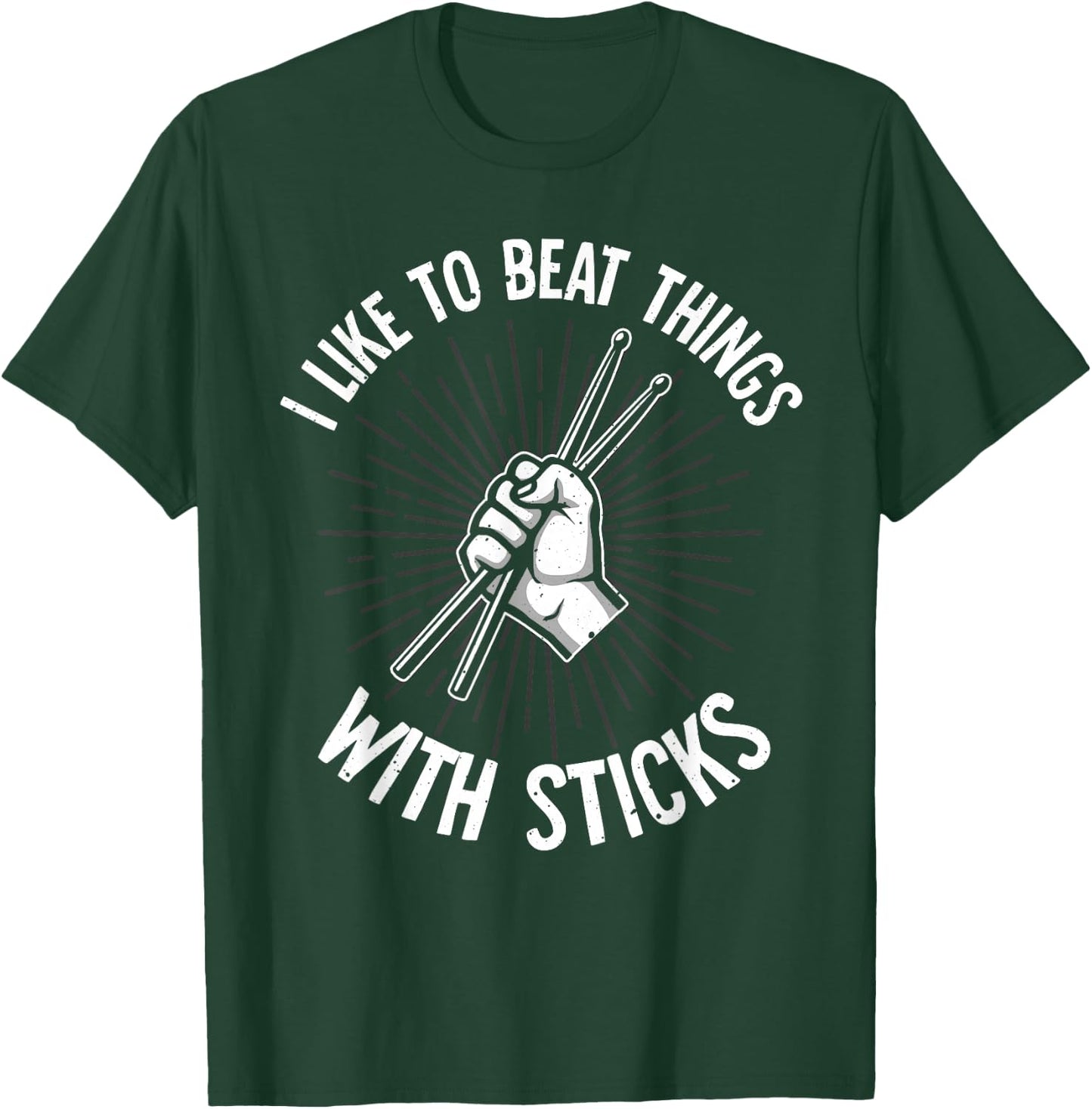 Funny Drumming Art Women Drumline Drum Set Drummer T-Shirt - T-Shirt | Forest