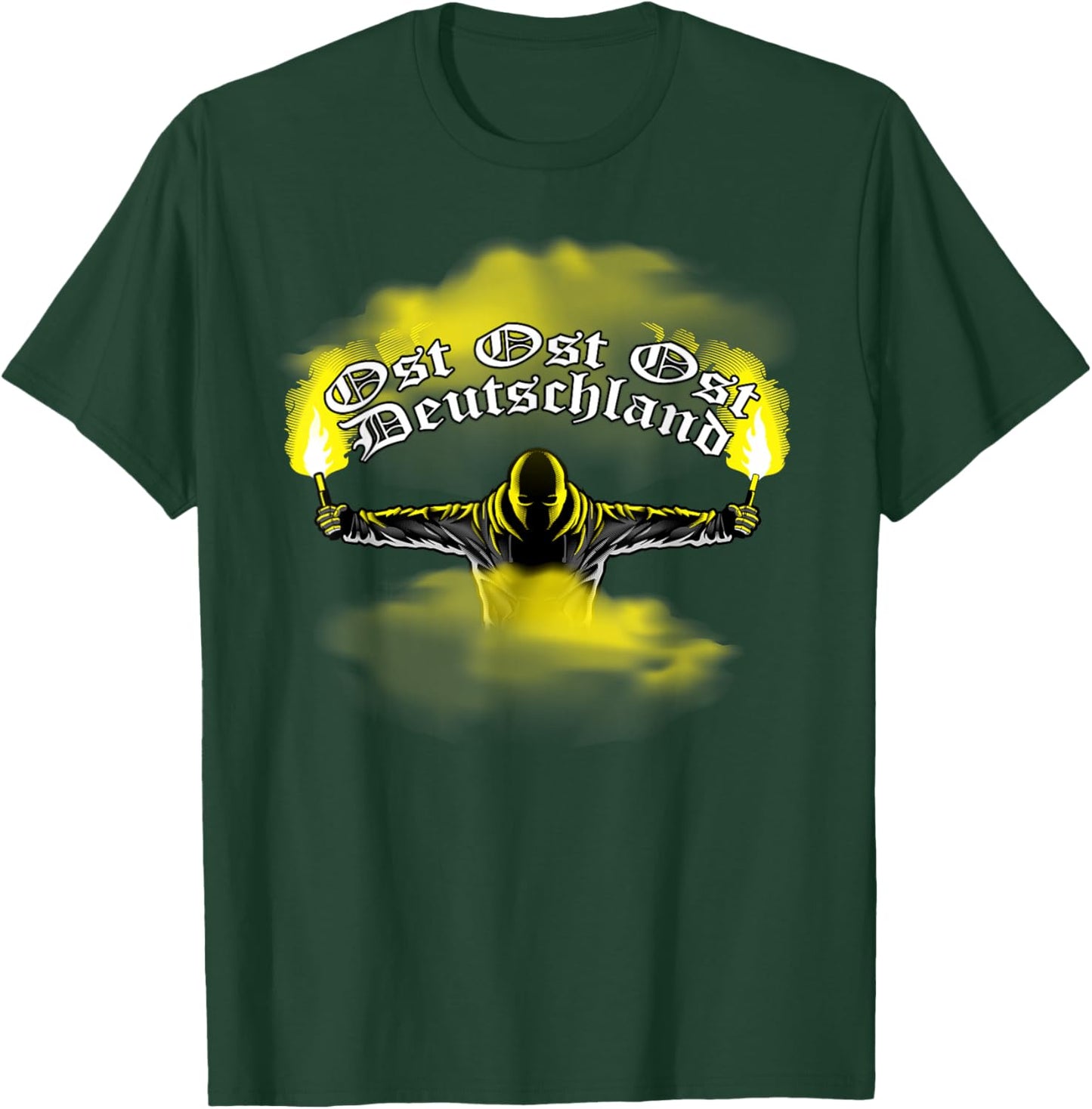 Ostdeutschland - Pyrotechnik - Pyro - Bengalo - Gelb T-Shirt - T-Shirt | Forest
