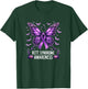 Purple Butterfly Rett Syndrome Awareness Halloween T-Shirt - T-Shirt | Forest