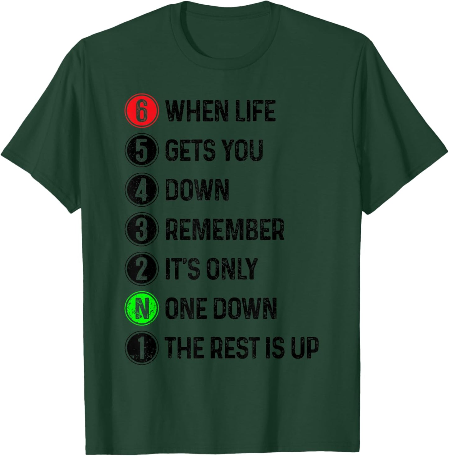 Motorbike Gears Biker Motocross Motorcyclist Gift T-Shirt - T-Shirt | Forest
