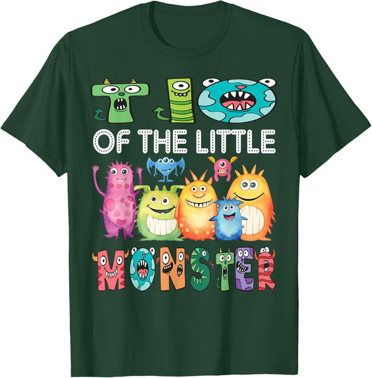 Tio Of The Little Monster Kids 1St Birthday Party T-Shirt - T-Shirt | Forest