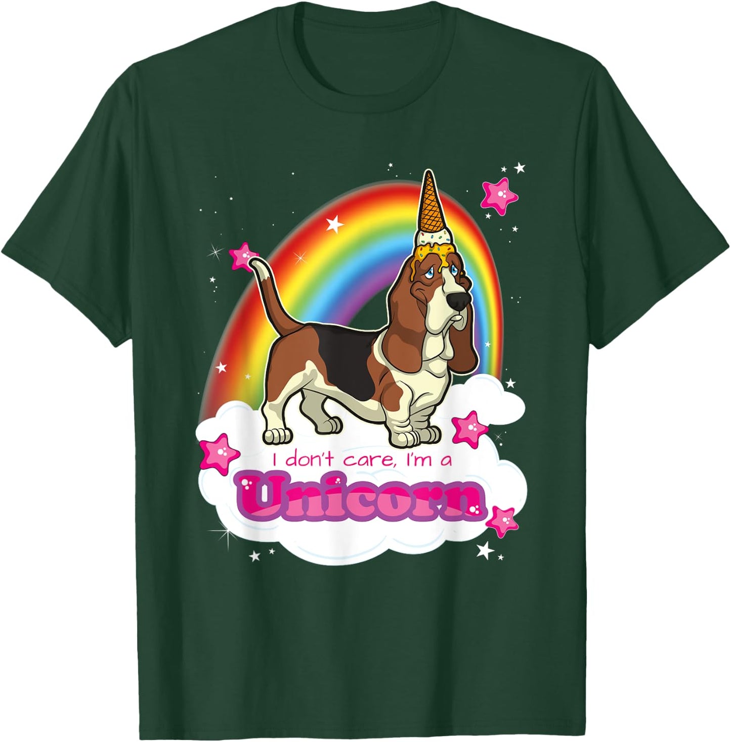Basset Hound Dog Women Kids T-Shirt - T-Shirt | Forest