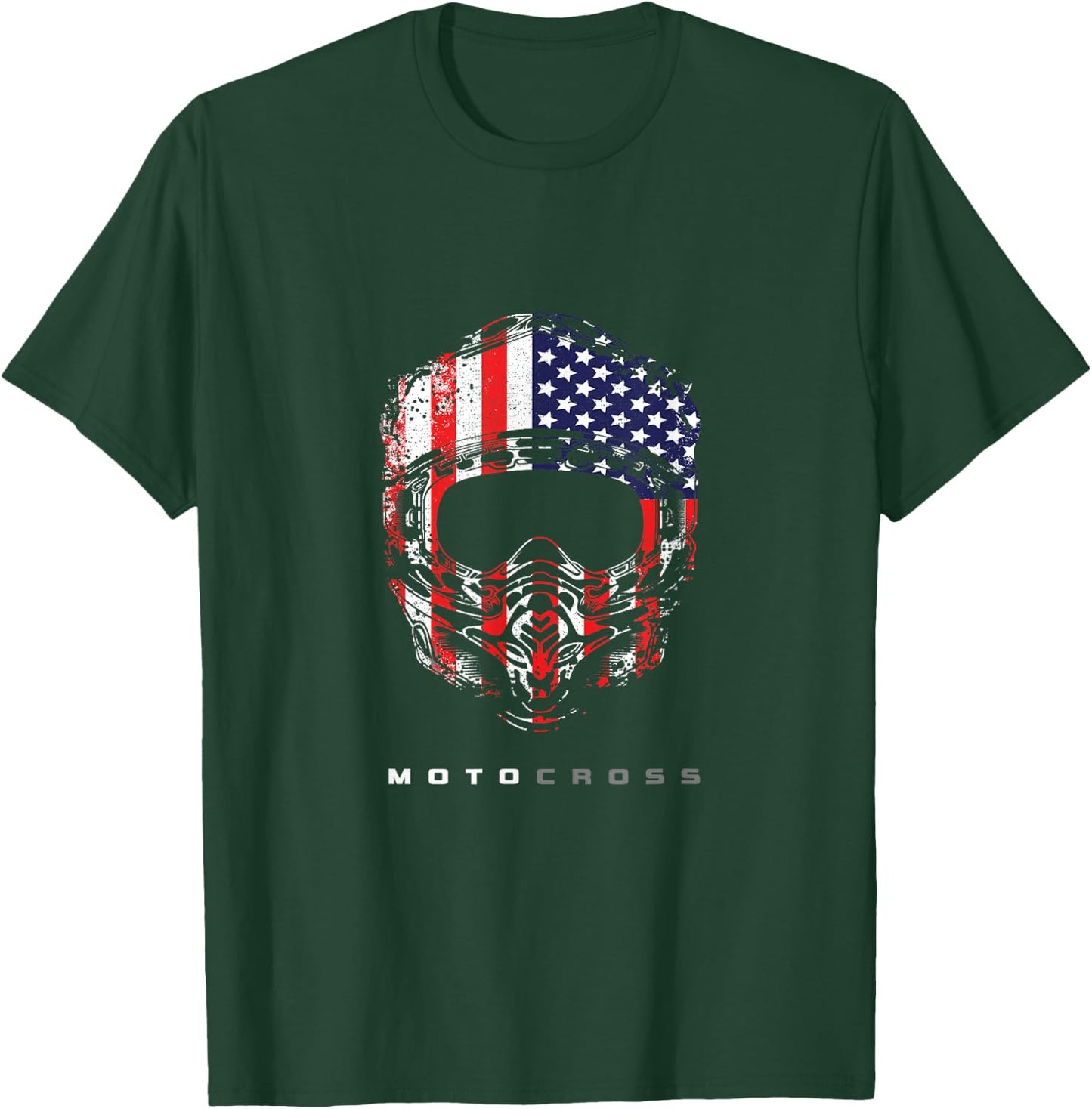 American Dirt Bike Motocross Apparel - Motocross Dirt Bike T-Shirt - T-Shirt | Forest