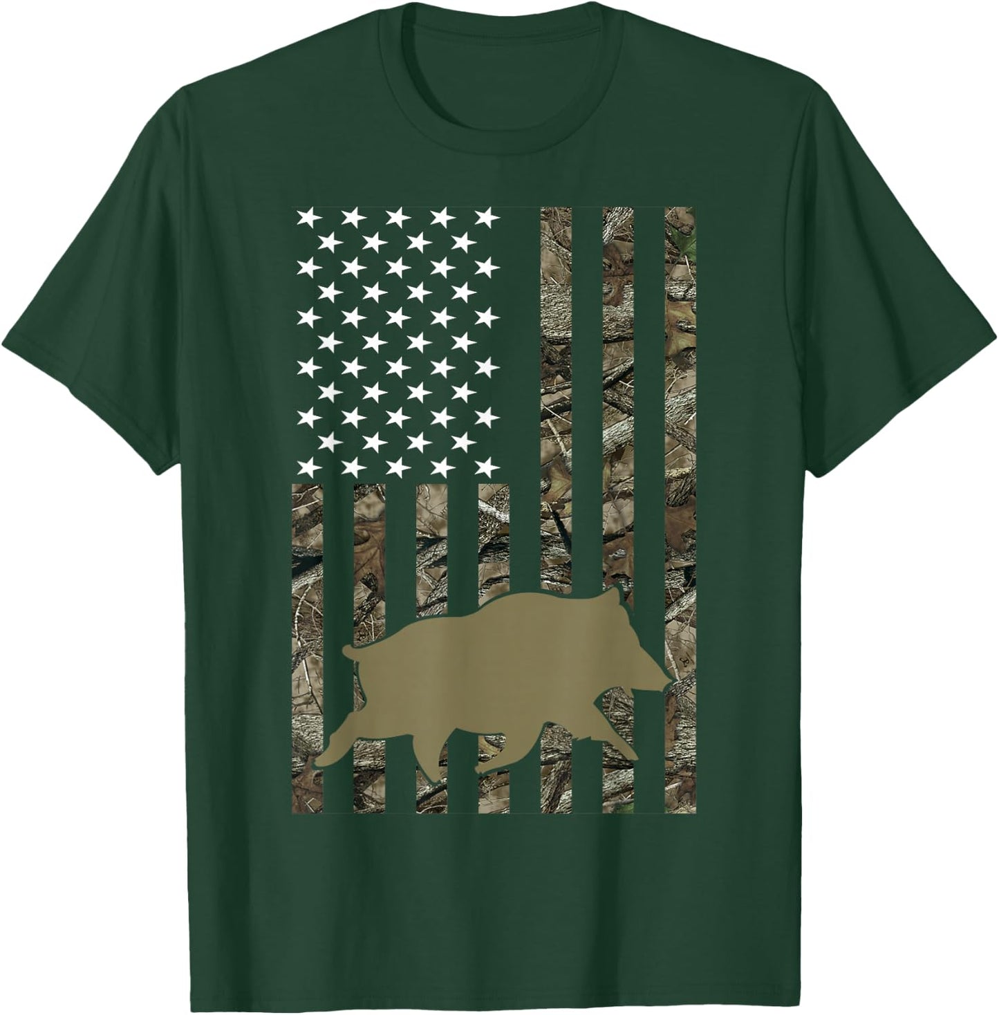 Hog Hunting Shirts Women Wild Boar Pig Hunter T-Shirt - T-Shirt | Forest