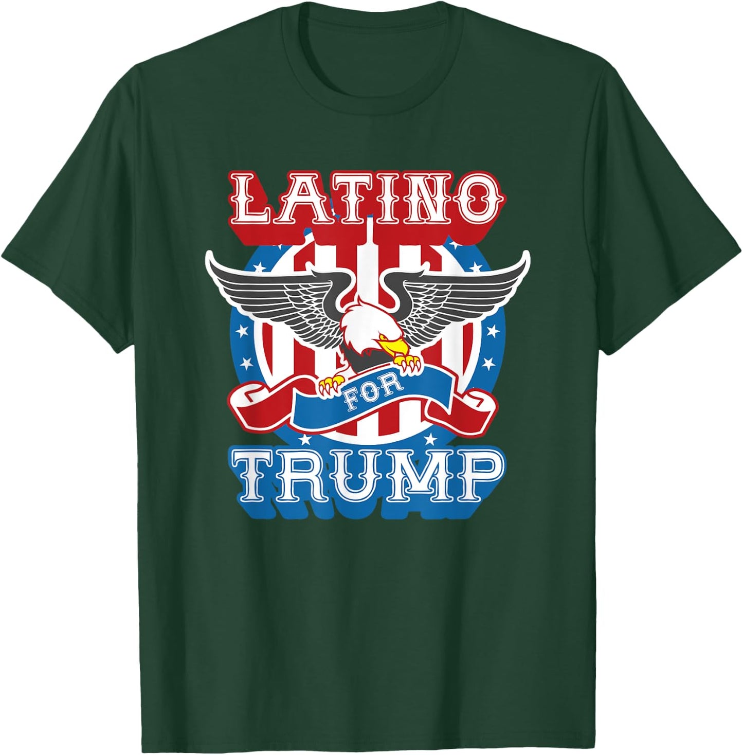 Latino For Trump 2020 Election Hispanic Conservative Vote T-Shirt - T-Shirt | Forest