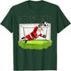 Santa Soccer Goalie Goalkeeper Christmas Sweater T-Shirt - T-Shirt | Forest
