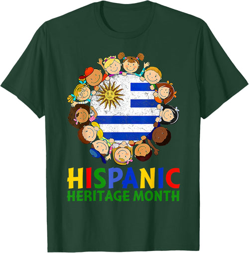 Hispanic Heritage Month Uruguay Kids Boys Girls