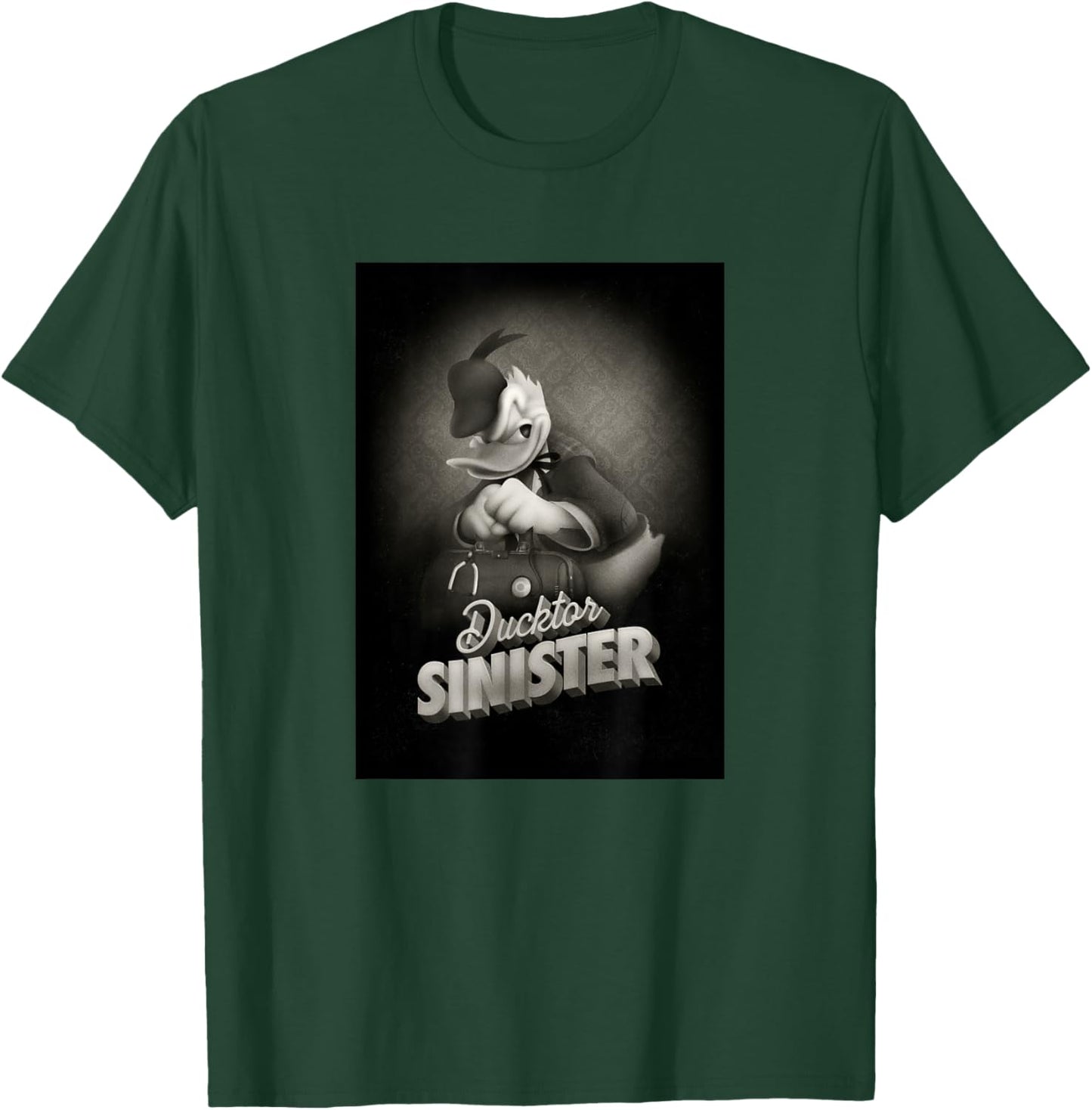 Disney Mickey And Friends Halloween Ducktor Sinister Donald T-Shirt - T-Shirt | Forest