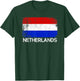 Dutch Flag | Vintage Made In The Netherlands Gift T-Shirt - T-Shirt | Forest