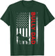 Bully or pitbull dog DAD vintage american flag papa gifts T-Shirt - T-Shirt | Forest
