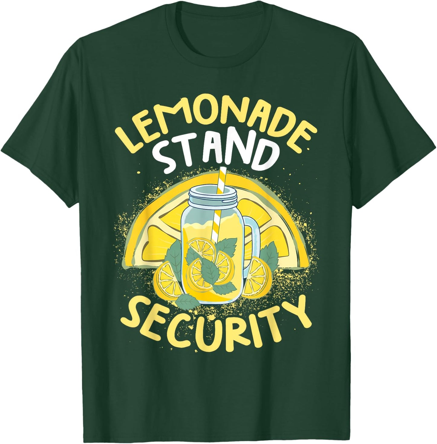Summer Fun Lemonade Stand Security Boss Lemonade Crew T-Shirt - T-Shirt | Forest
