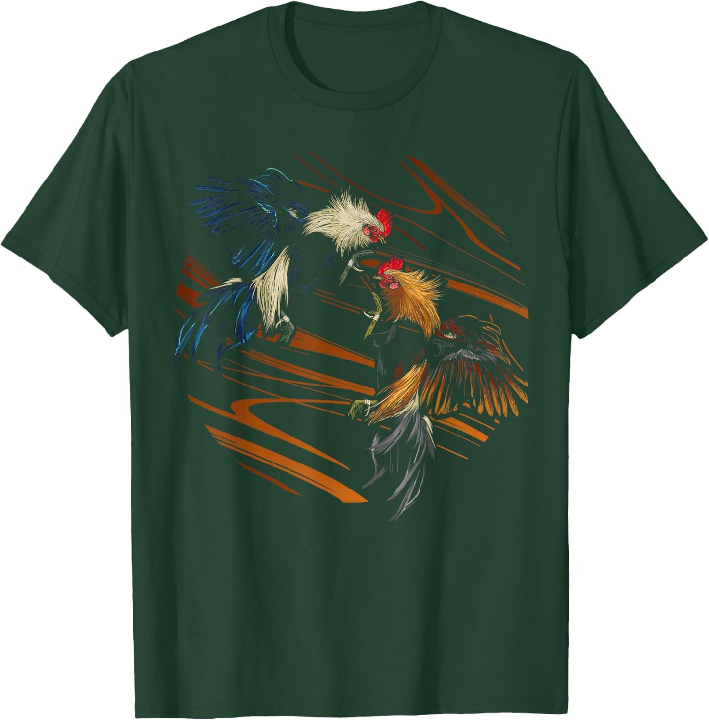 Peleas De Gallos Cockfighter Game Fowl Cockfighting Rooster , Black T-Shirt - T-Shirt | Forest