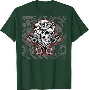 Motorcycle Riders and - Biker T-Shirt - T-Shirt | Forest